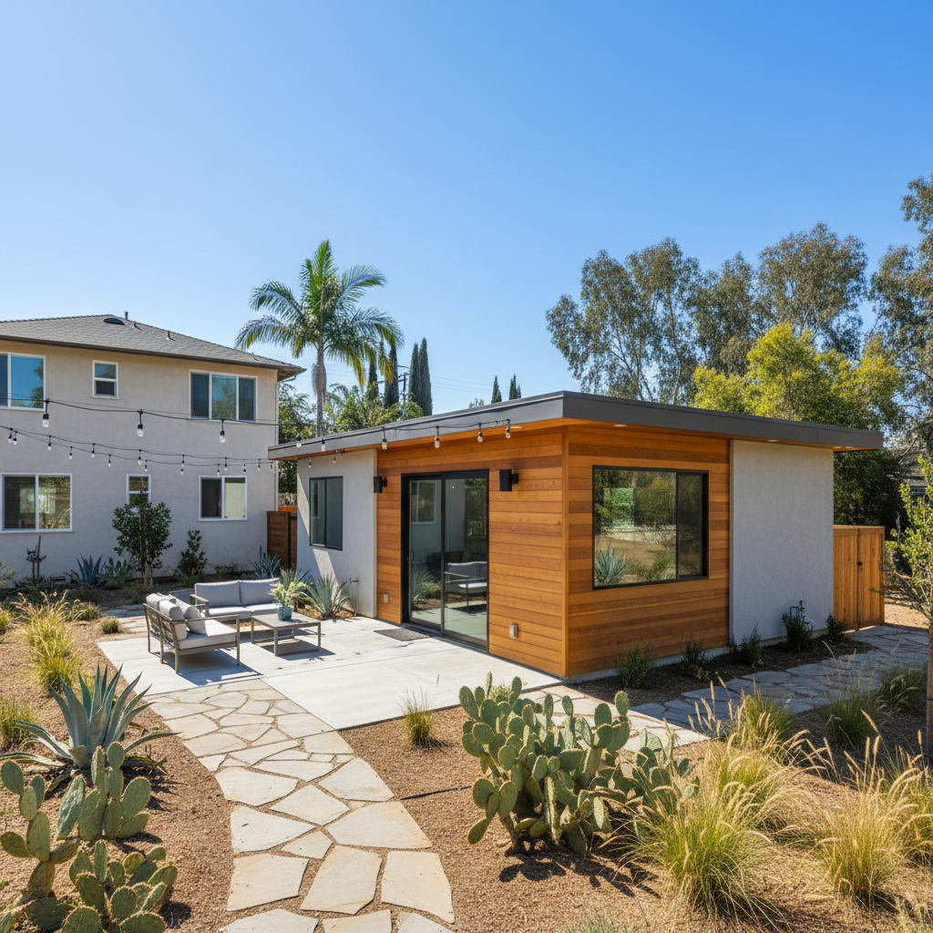 Completed adu design work at a residential property in San Diego, CA