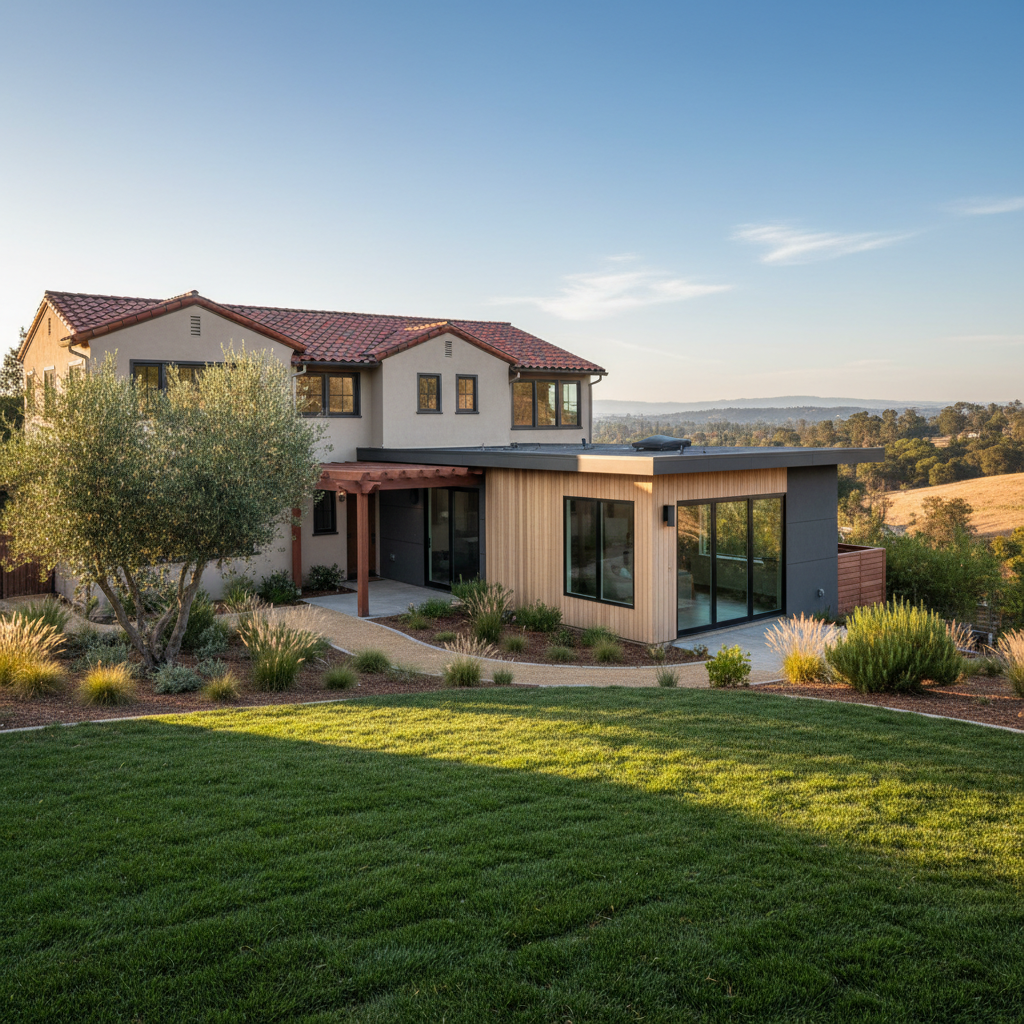 Completed attached adu work at a residential property in Palo Alto, CA
