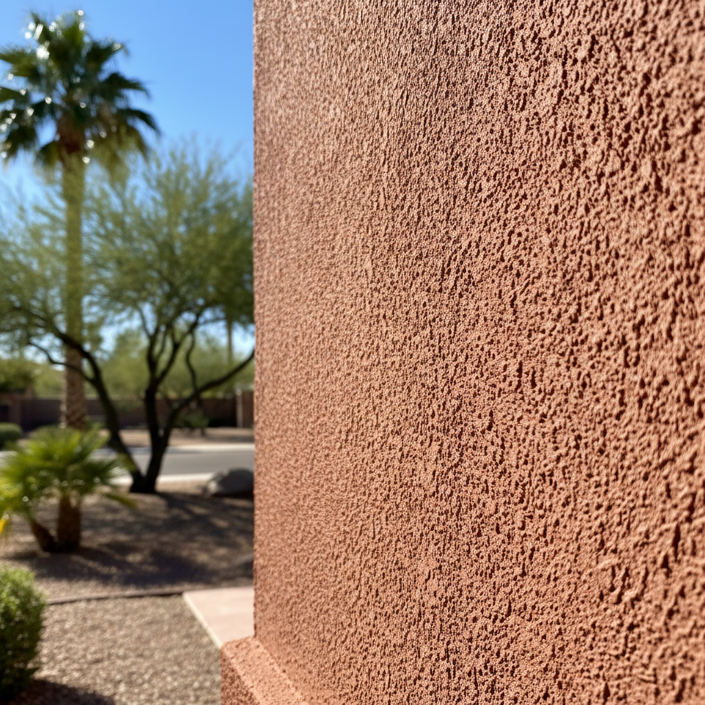 Completed stucco redashing work at a residential property in Chandler, AZ