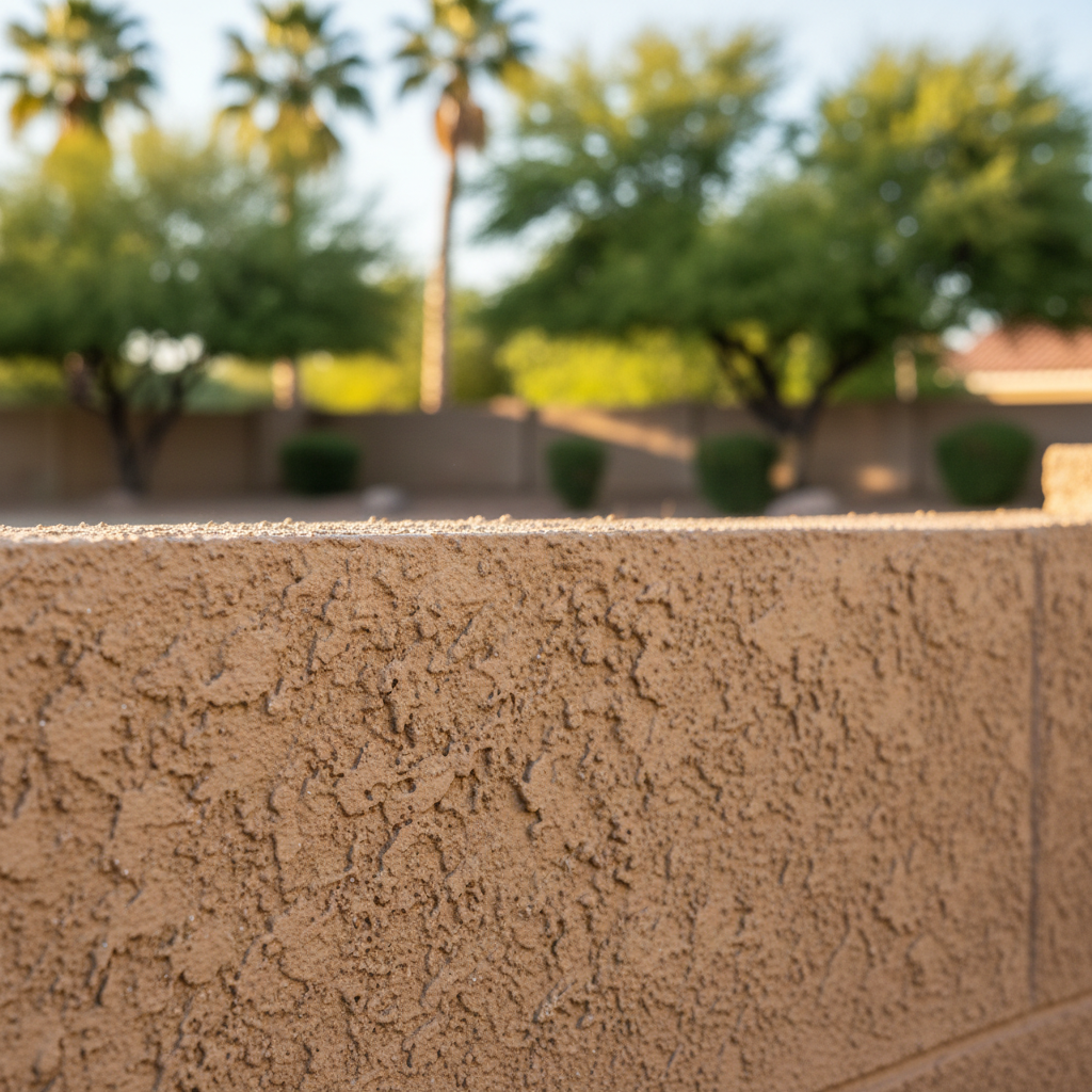 Completed stucco inspection work at a residential property in Queen Creek, AZ
