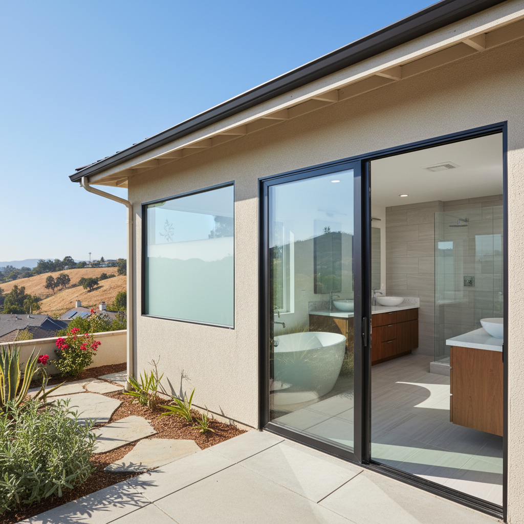 Completed bathroom expansion work at a residential property in La puente, CA