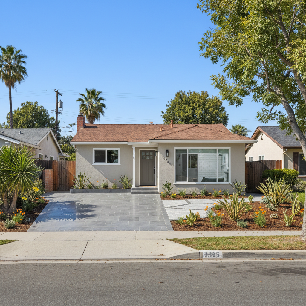 Completed tile and flooring installation work at a residential property in Lakewood, CA