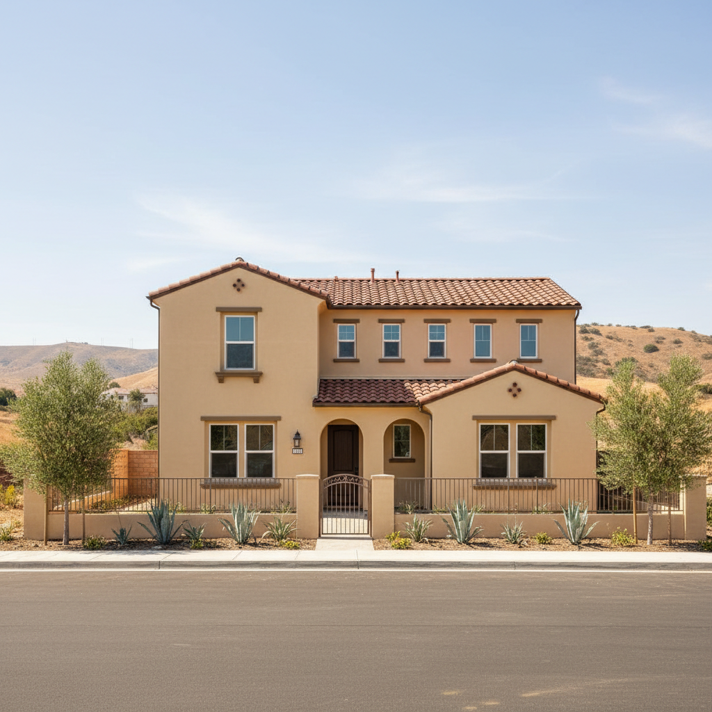 Completed commercial stucco work at a residential property in Norwalk, CA