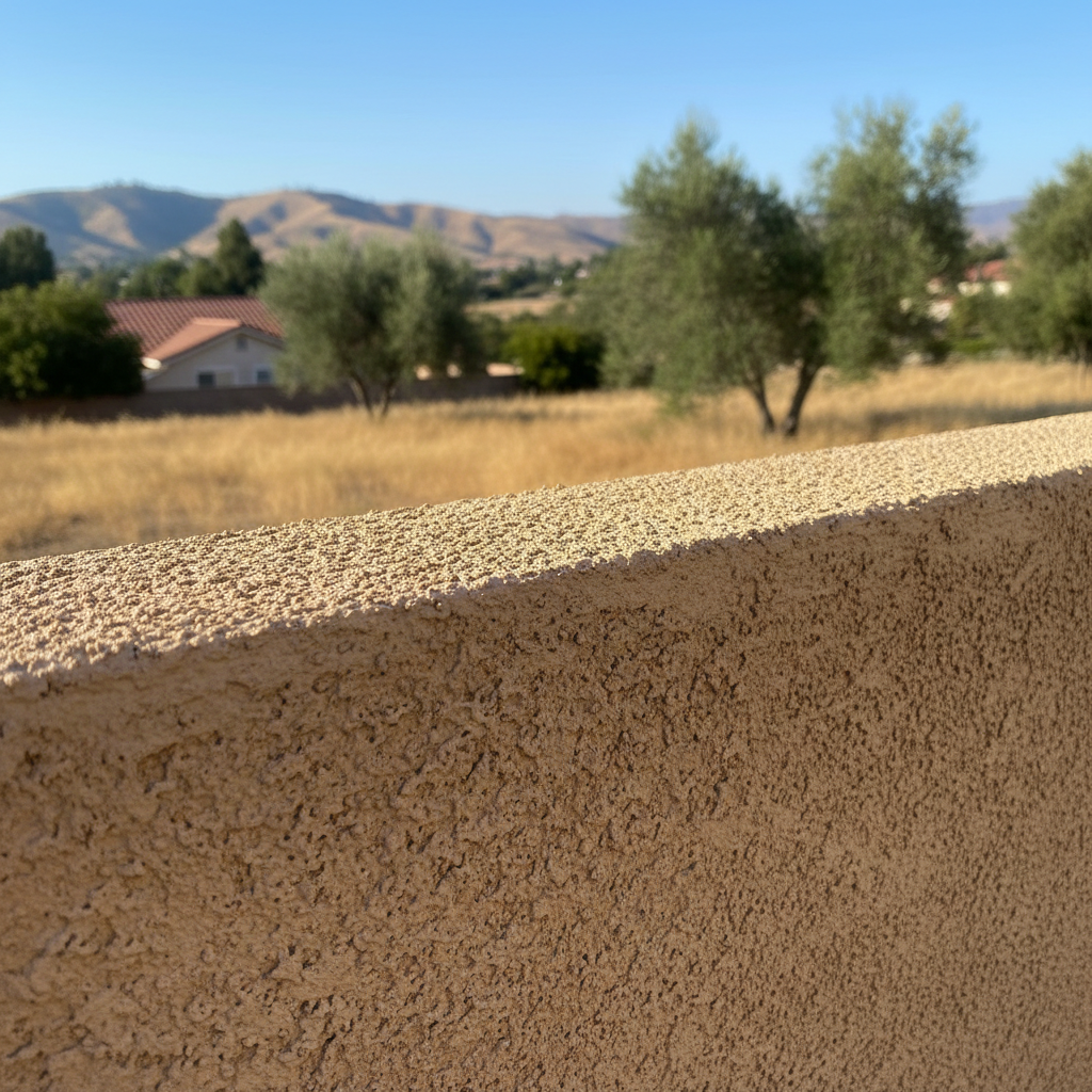 Completed stucco inspection work at a residential property in Rialto, CA