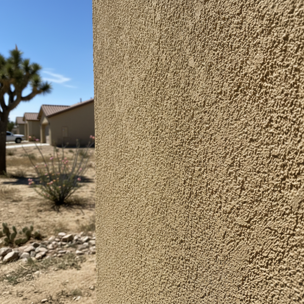 Completed stucco redashing work at a residential property in Palmdale, CA