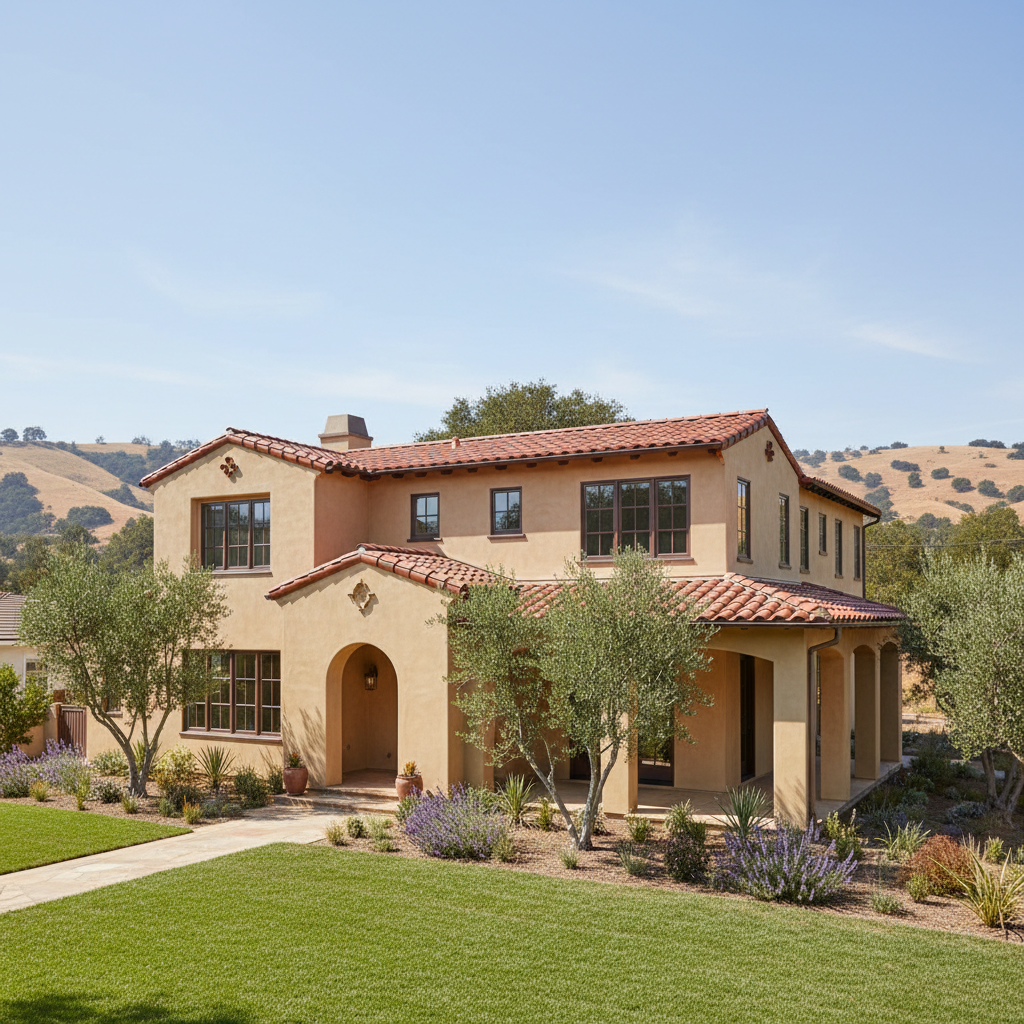 Completed commercial stucco work at a residential property in Saratoga, CA