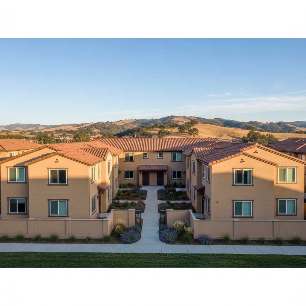 Completed commercial stucco work at a residential property in Fremont, CA