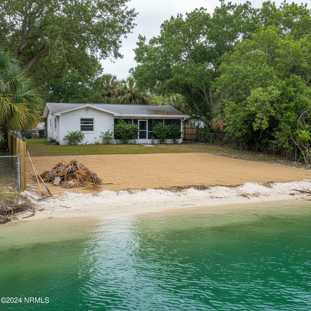 Completed dock demolition work at a residential property in Temple Terrace, FL