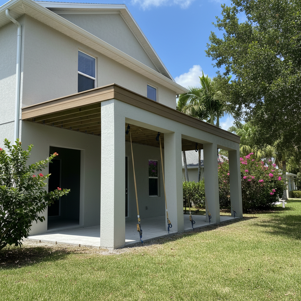 Completed structural design & analysis work at a residential property in Cape Coral, FL