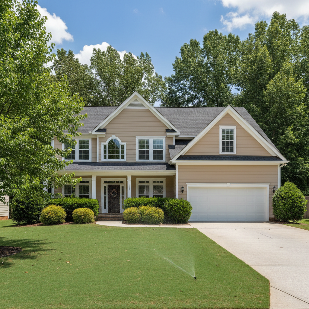 Completed smoke and fire damage restoration work at a residential property in Stockbridge, GA