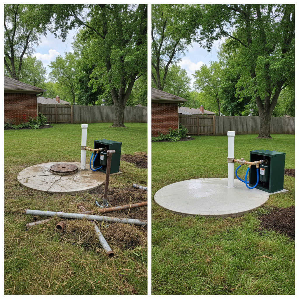 Completed well installation work at a residential property in Kalamazoo, MI