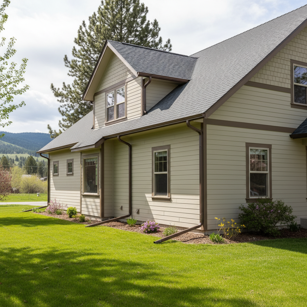 Completed gutter system inspection work at a residential property in Missoula, MT