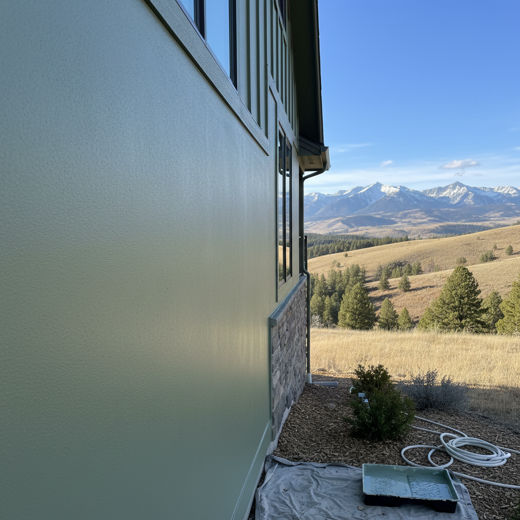 Completed commercial painting work at a residential property in Bozeman, MT