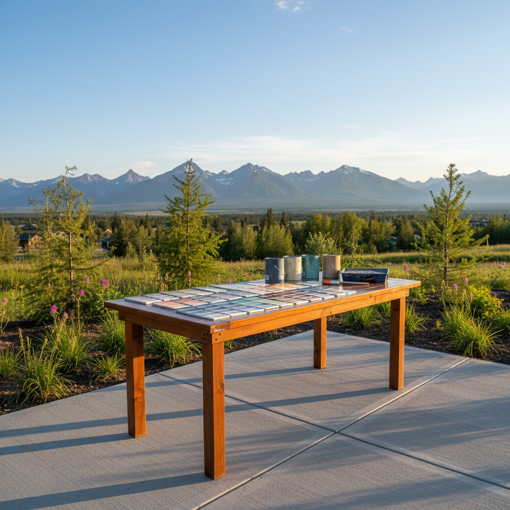 Completed color consultation work at a residential property in Whitefish, MT