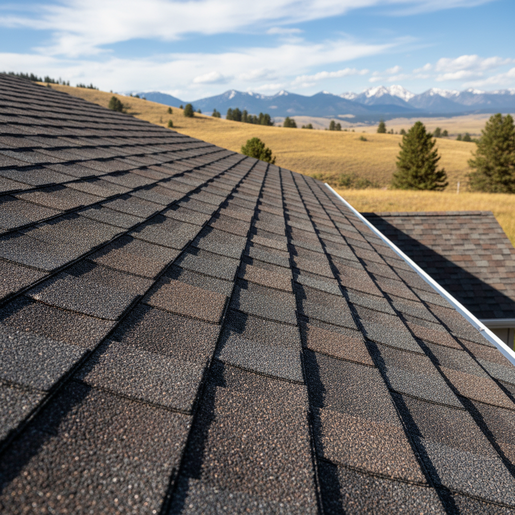 Completed roof inspection work at a residential property in Bozeman, MT