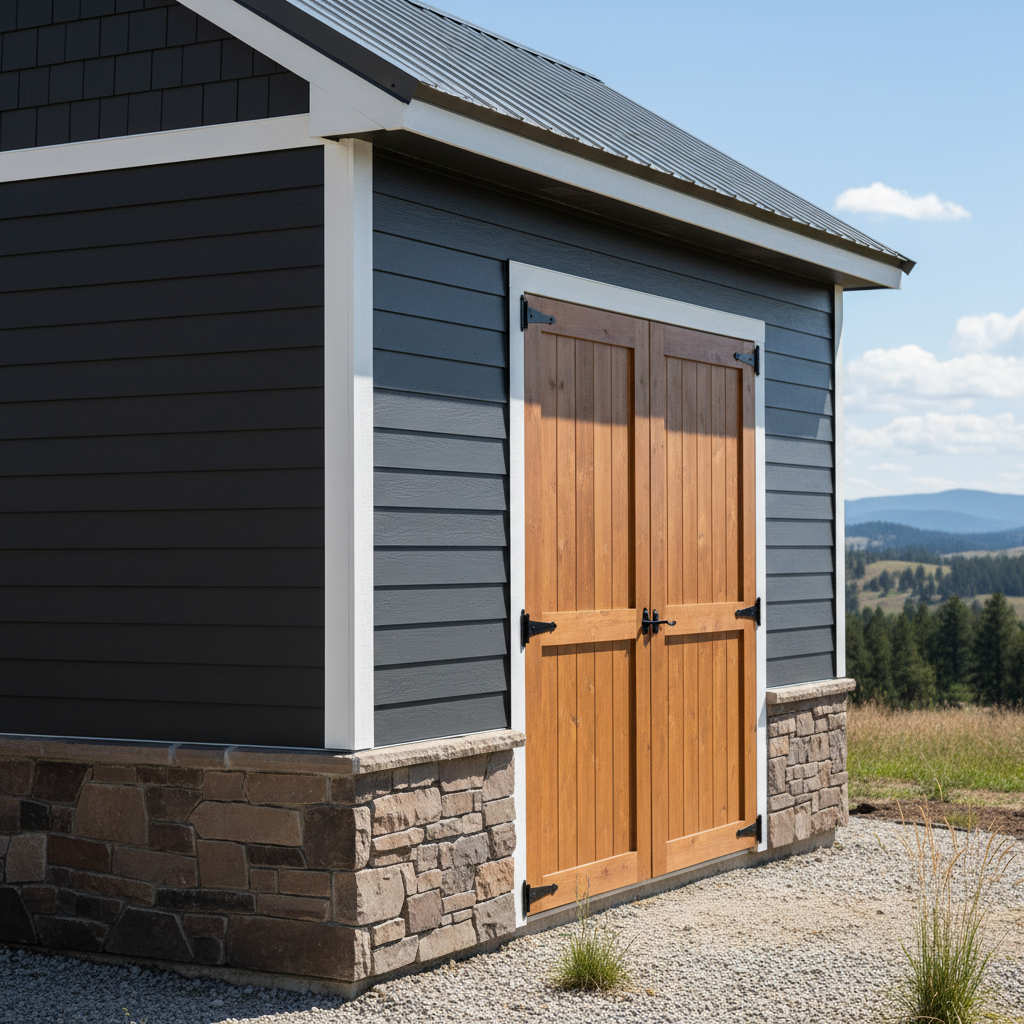 Completed garage design & building work at a residential property in Helena, MT