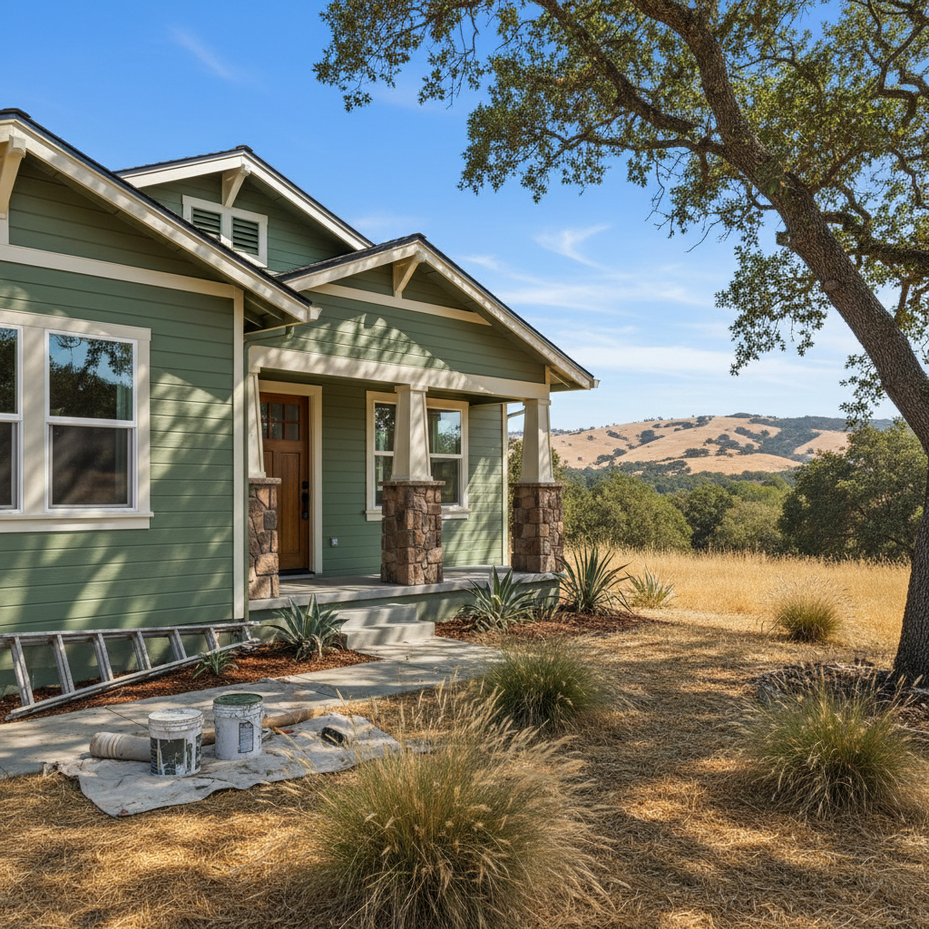 Completed color consultation work at a residential property in Lincoln, CA