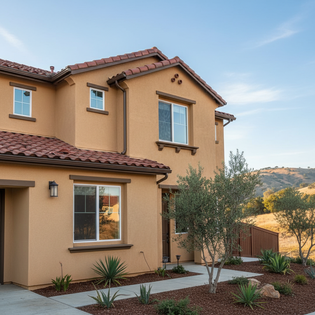 Completed eifs installation work at a residential property in San Jose, CA