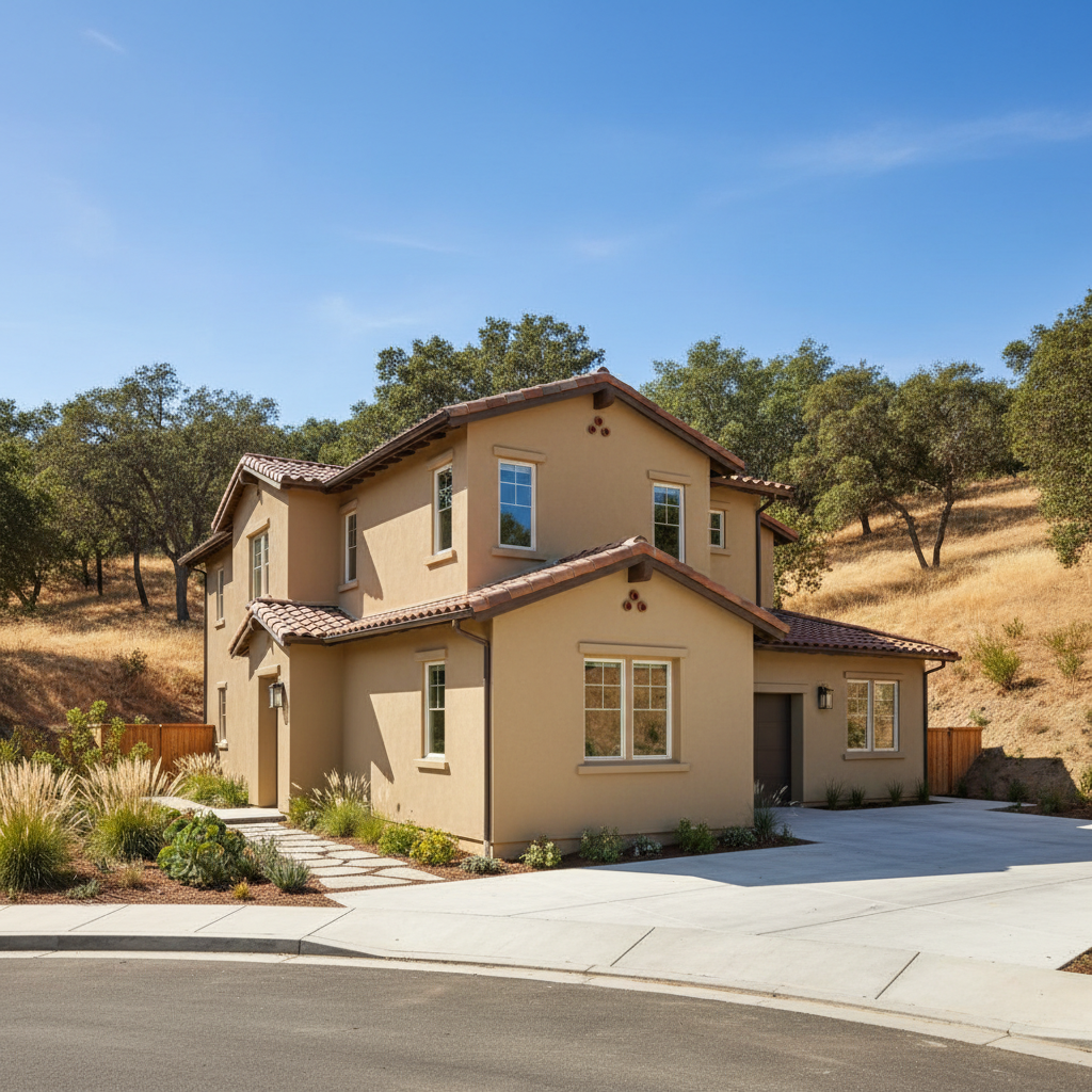Completed commercial stucco work at a residential property in San Jose, CA