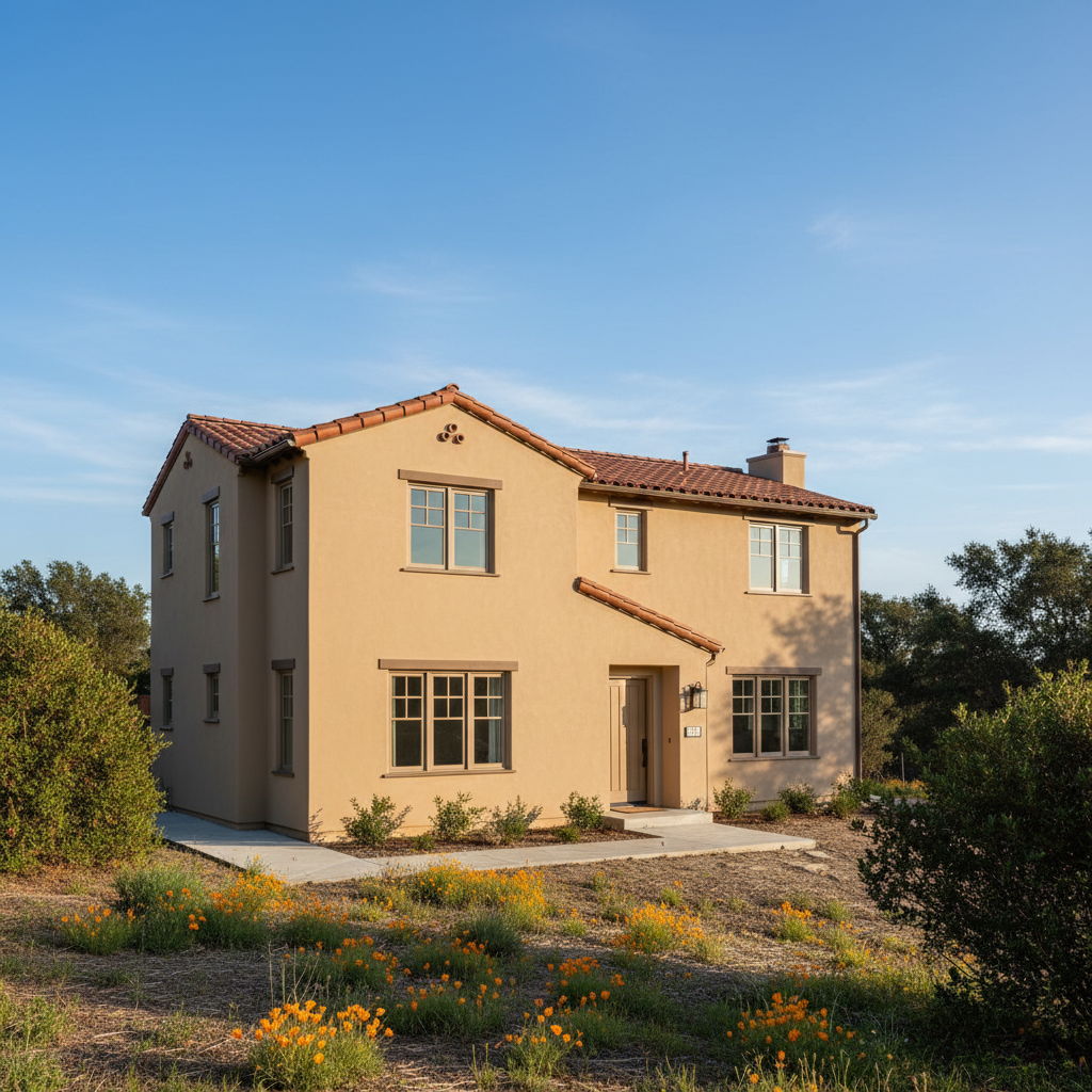 Completed stucco removal work at a residential property in Watsonville, CA