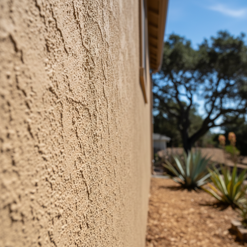Completed stucco inspection work at a residential property in Santa Cruz, CA