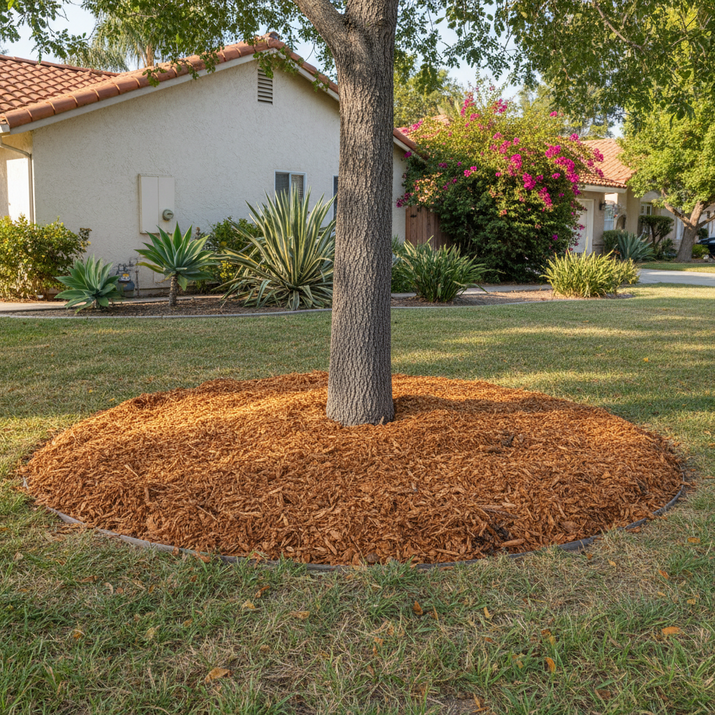 Completed tree health & care work at a residential property in National City, CA