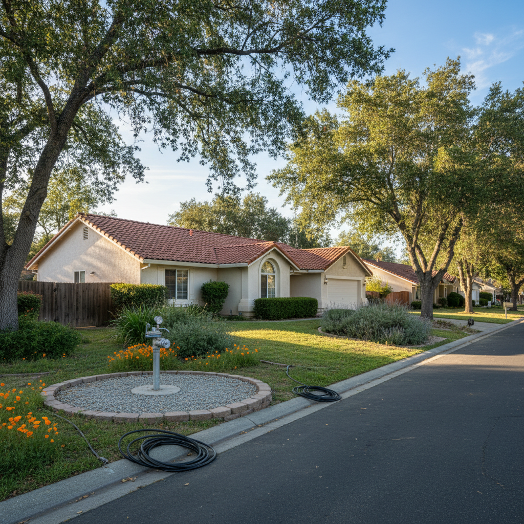 Completed well maintenance work at a residential property in Fair Oaks, CA