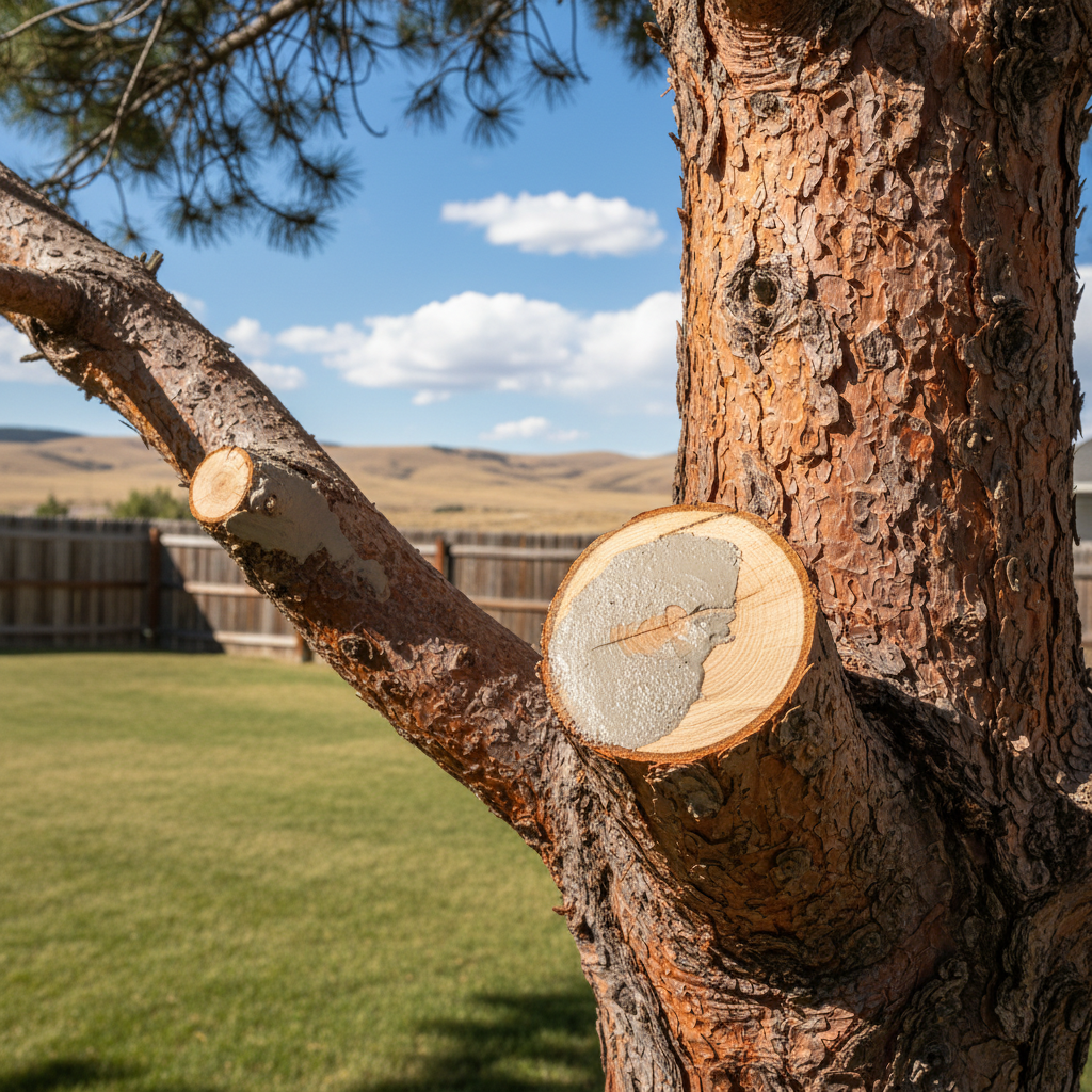 Completed tree health & care work at a residential property in Billings, MT