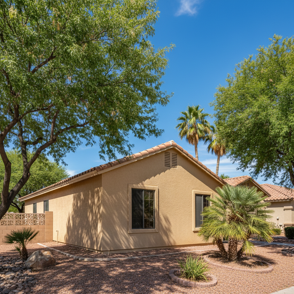 Completed stucco inspection work at a residential property in Las Vegas, NV