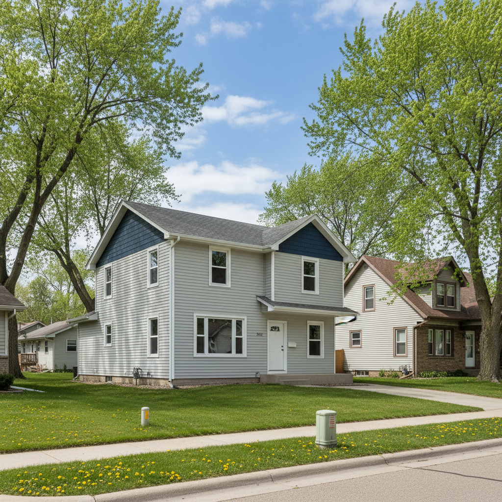 Completed siding inspection work at a residential property in Fargo, ND