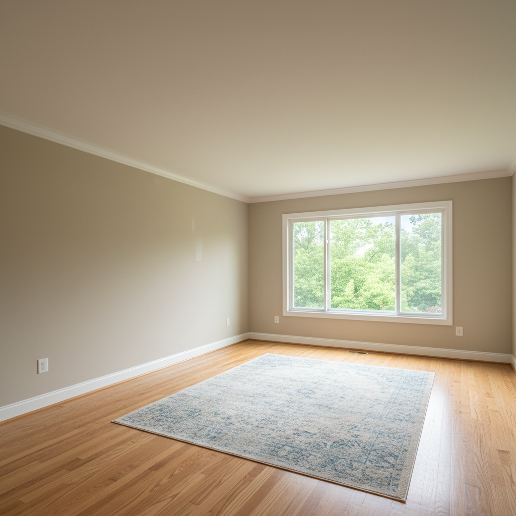 Completed water damage cleanup work at a residential property in Charlotte, NC