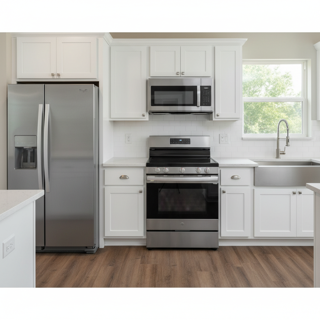 Completed appliance installation work at a residential property in Jenks, OK