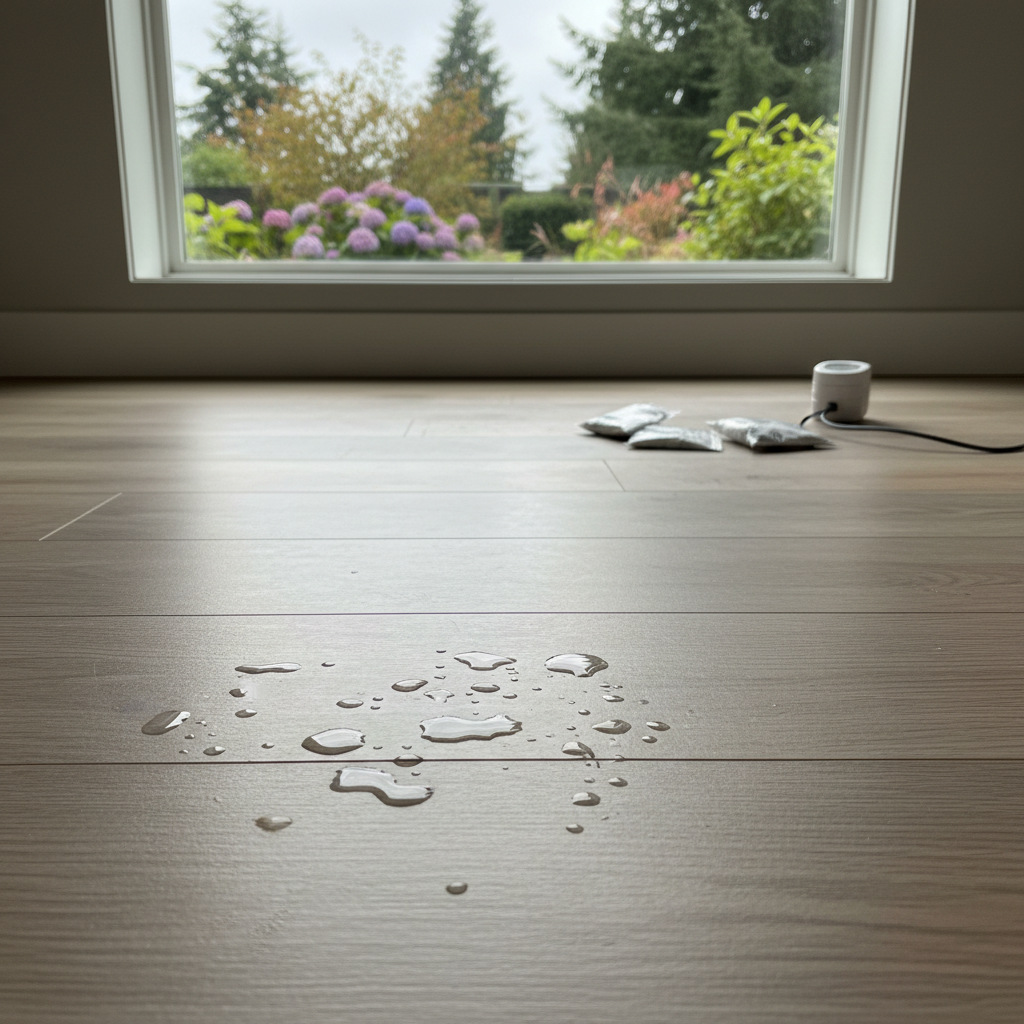 Completed emergency water cleanup work at a residential property in Portland, OR