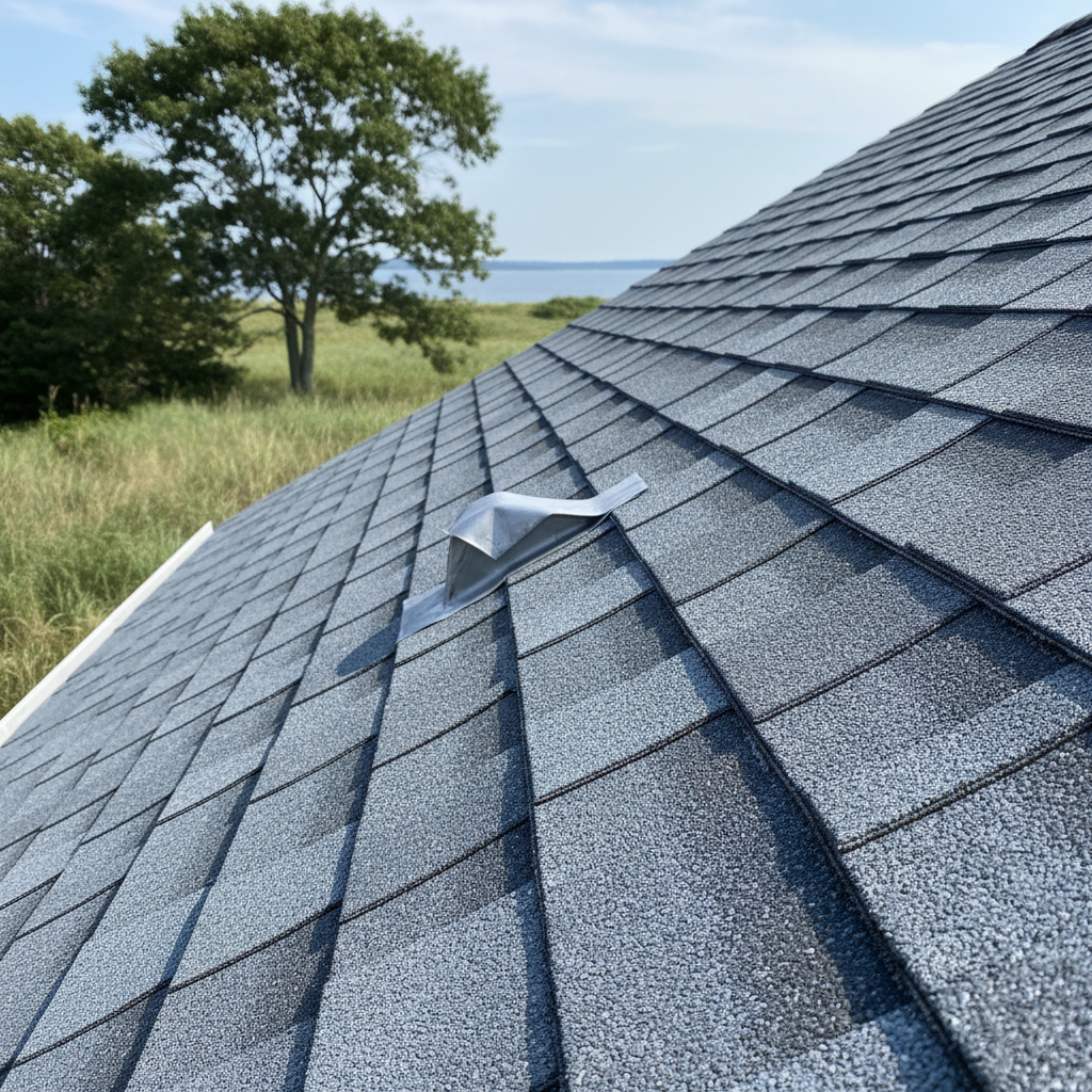 Completed roof inspection work at a residential property in Bristol, RI
