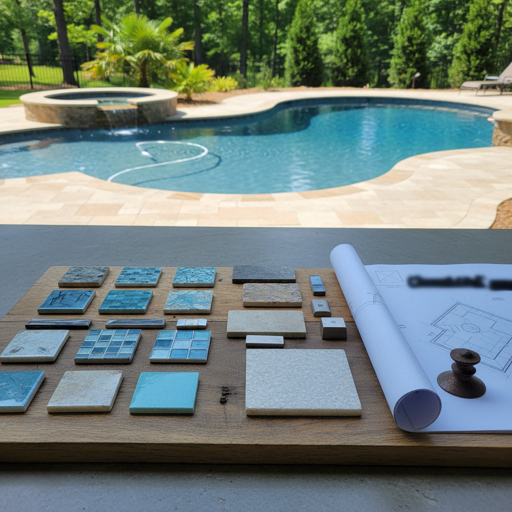 Completed pool design consultation work at a residential property in Cleveland, TN