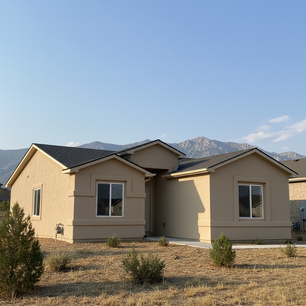 Completed eifs installation work at a residential property in Taylorsville, UT