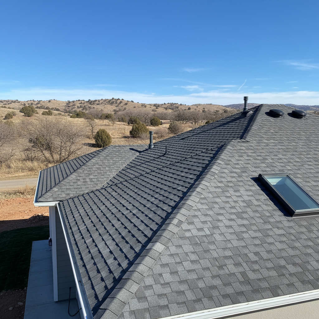 Completed new construction roofing work at a residential property in Kearns, UT