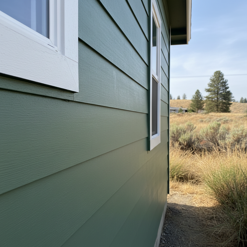 Completed exterior painting work at a residential property in Richland, WA