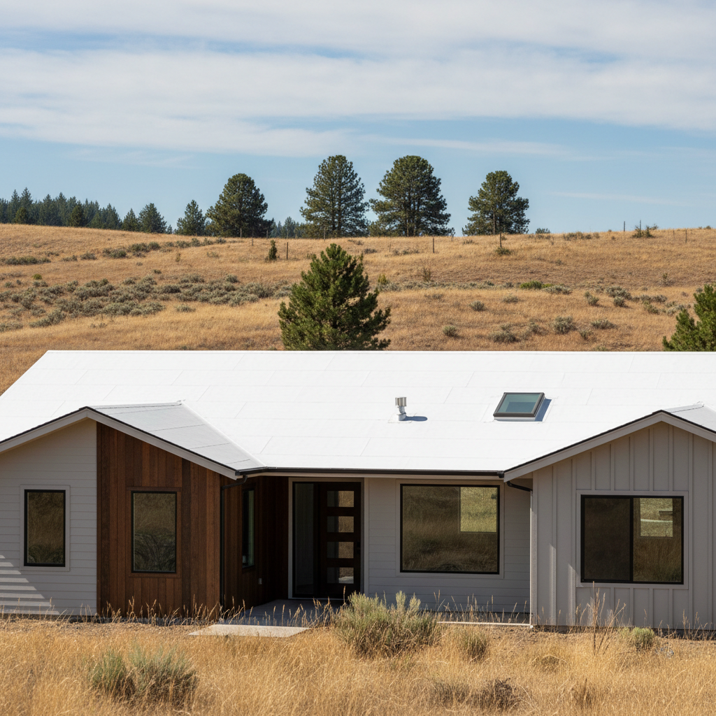 Completed commercial tpo roofing work at a residential property in Richland, WA
