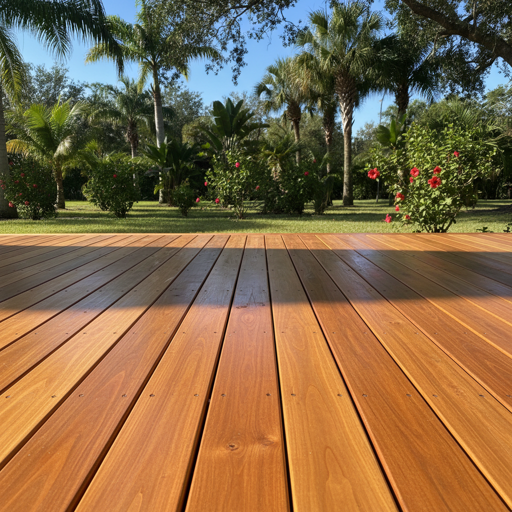 Completed deck repair work at a residential property in Orlando, FL