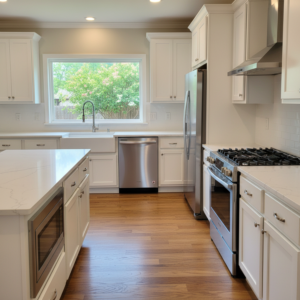 Completed appliance installation work at a residential property in Bixby, OK