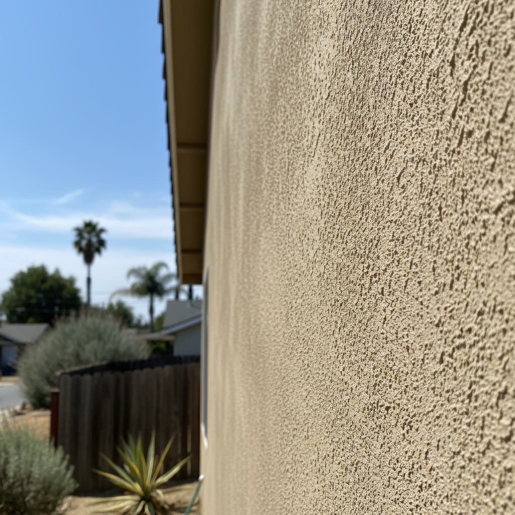 Completed stucco inspection work at a residential property in El Monte, CA