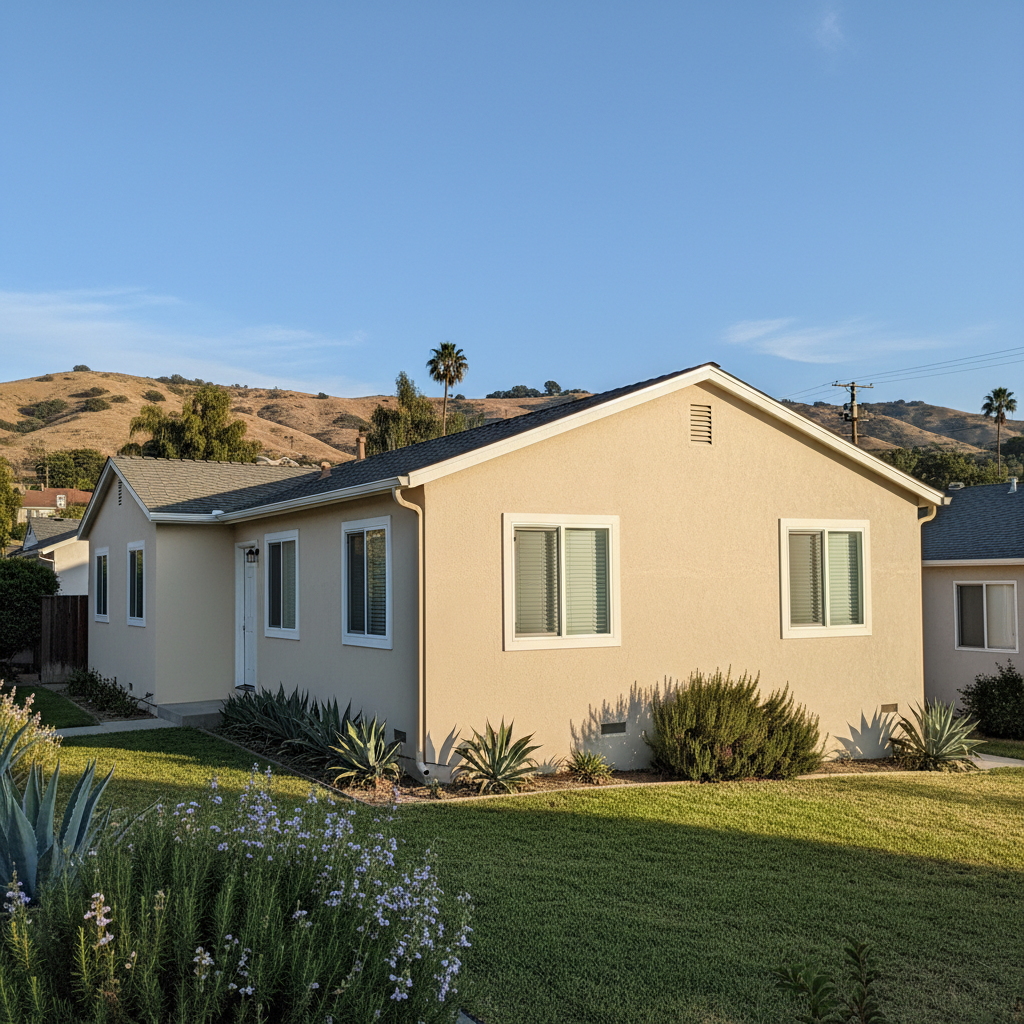 Completed eifs installation work at a residential property in Torrance, CA