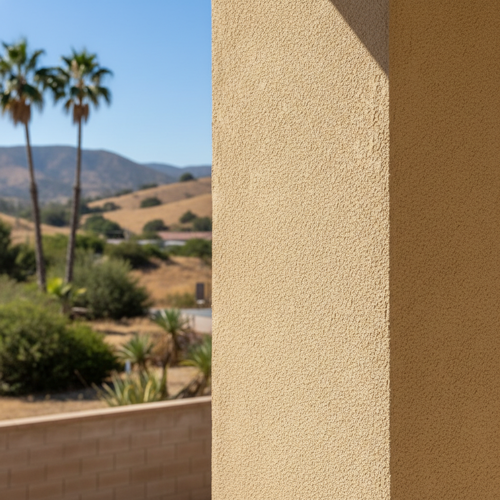 Completed stucco redashing work at a residential property in La Mesa, CA
