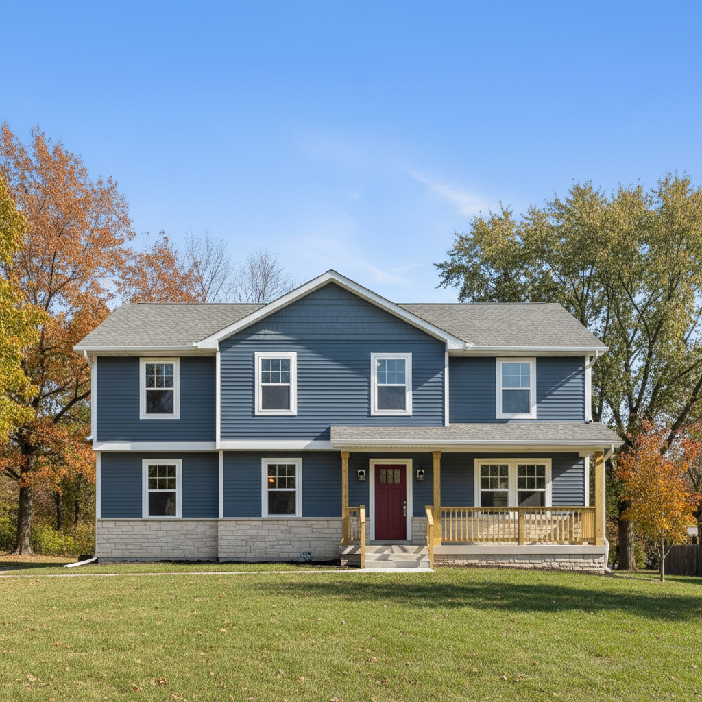 Completed siding inspection work at a residential property in Lawrence, KS