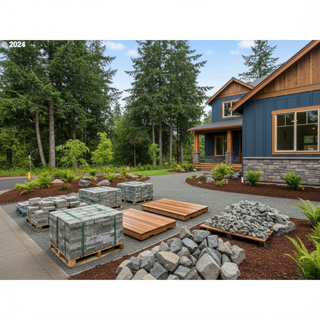 Completed material sourcing work at a residential property in Hillsboro, OR