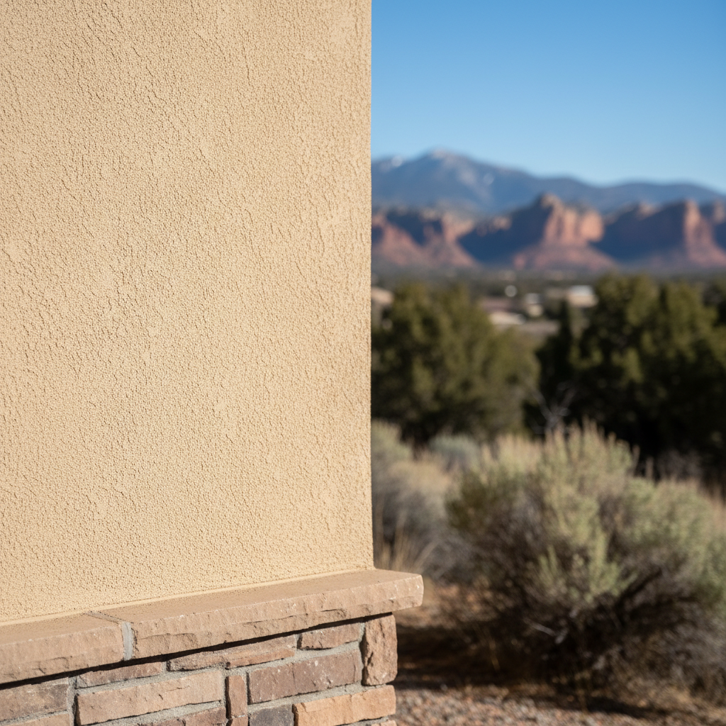 Completed stucco redashing work at a residential property in Salt Lake City, UT