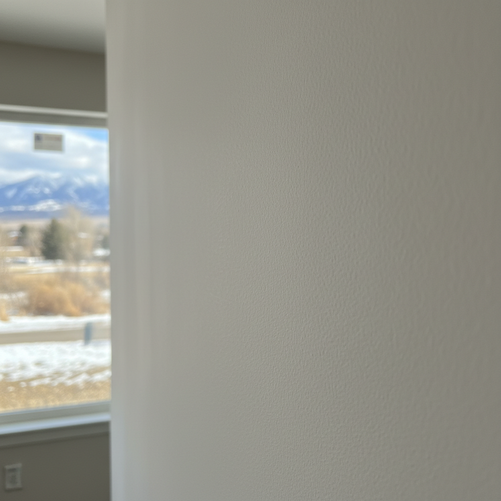 Completed drywall priming work at a residential property in Layton, UT