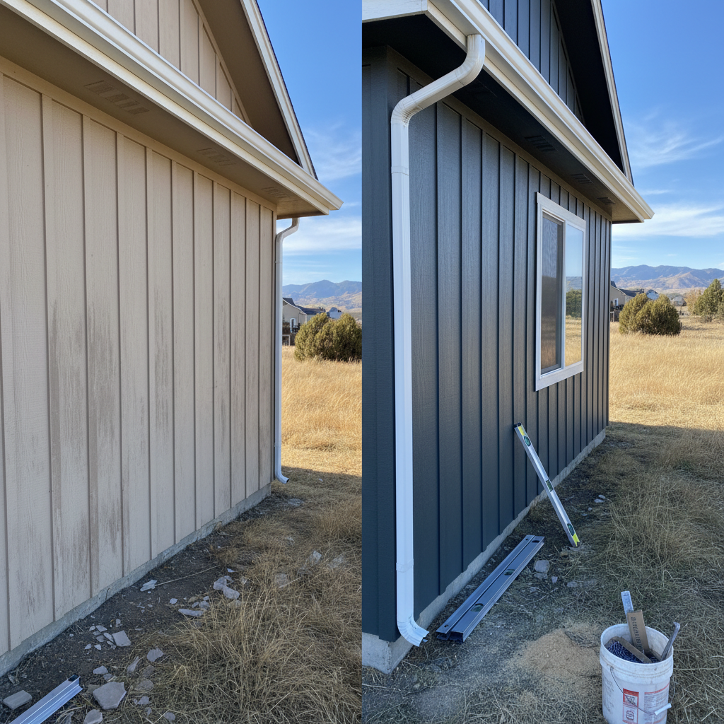 Completed siding inspection work at a residential property in Layton, UT