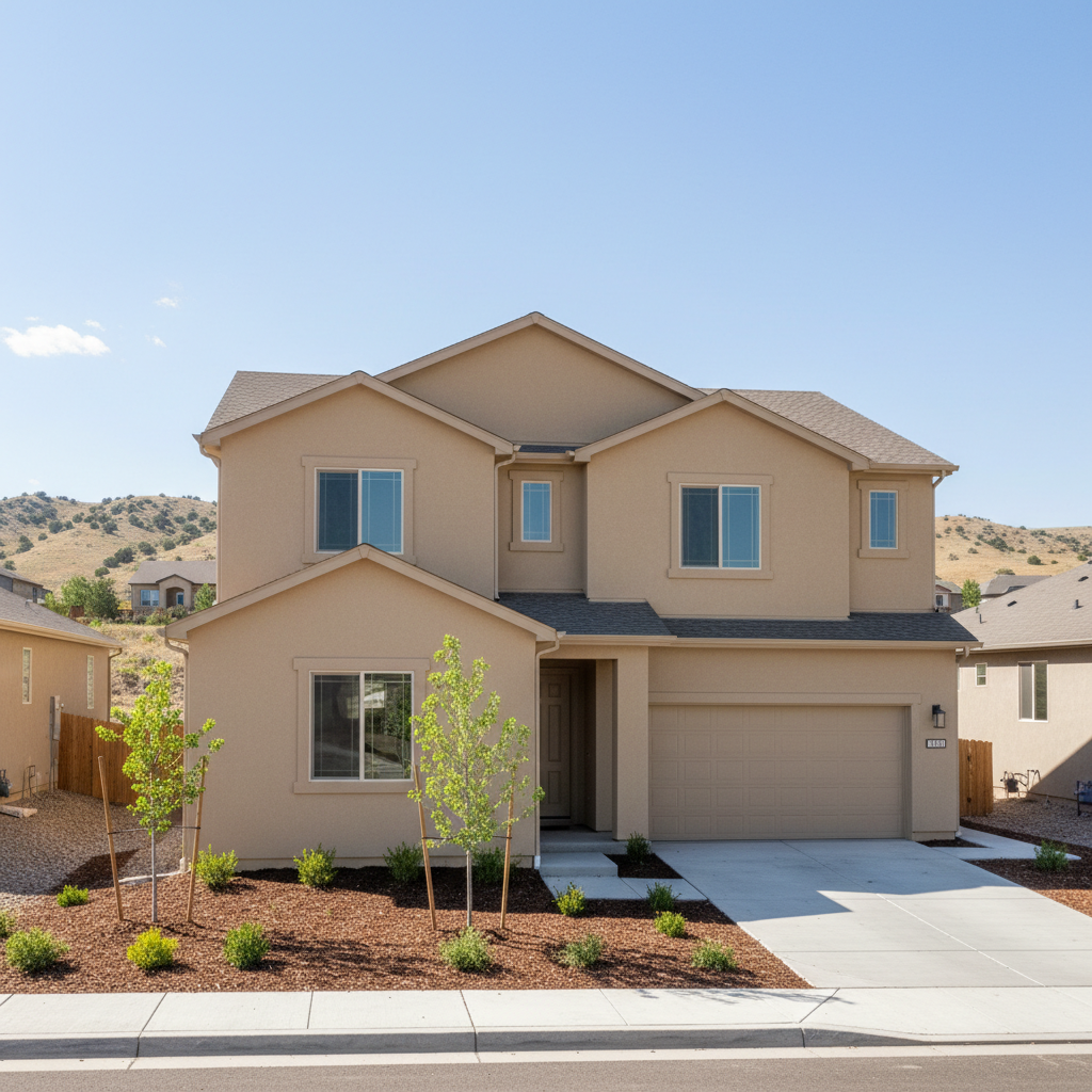Completed commercial stucco work at a residential property in West Valley City, UT
